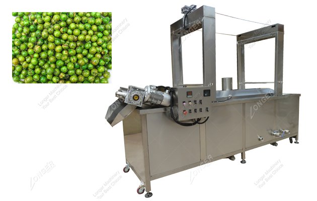 Continuous Green Peas Fryer Machine