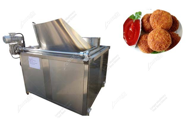 Automatic Chicken Cutlets Frying Machine