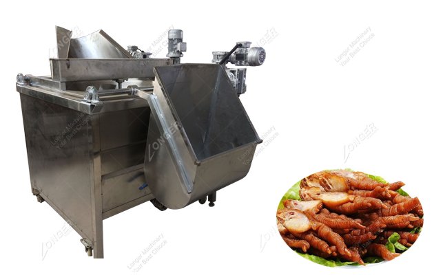 Automatic Chicken Feet  Frying Machine