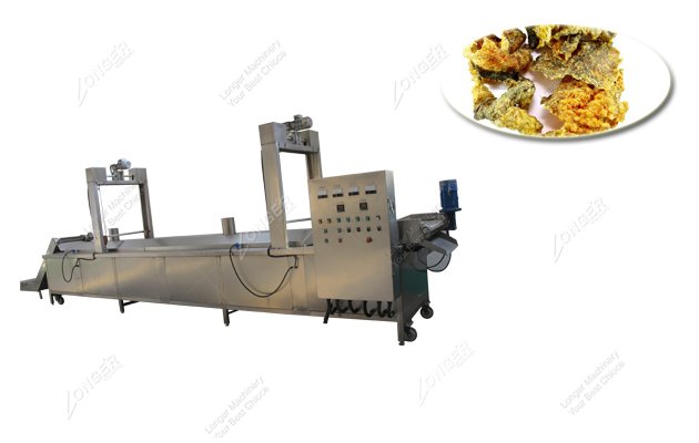 Fish Skin Frying Machine