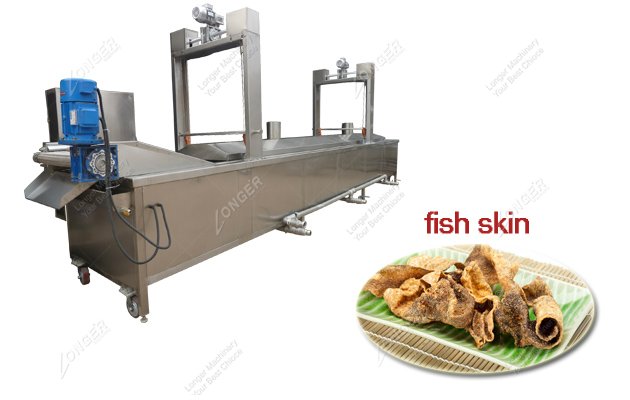 Fish Skin Frying Machine