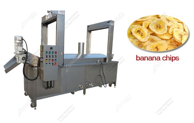 Continuous Plantain Banana Chips Frying Machine