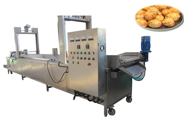 Automatic Pork Ball Frying Machine