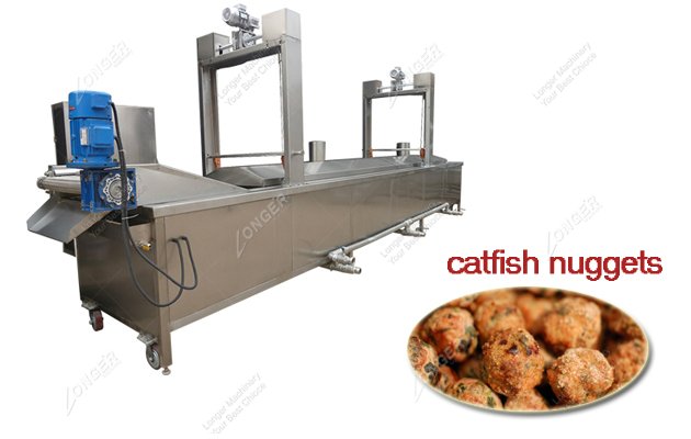 Catfish Nuggets Frying Machine