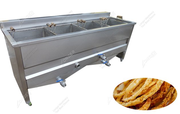 Onion Strings Fryer Machine