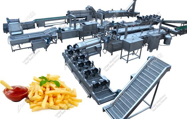 french  fries  production  line in Poznan